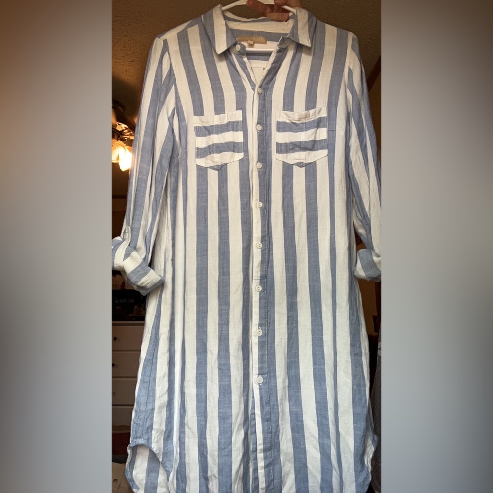 Striped Short Beach Dress